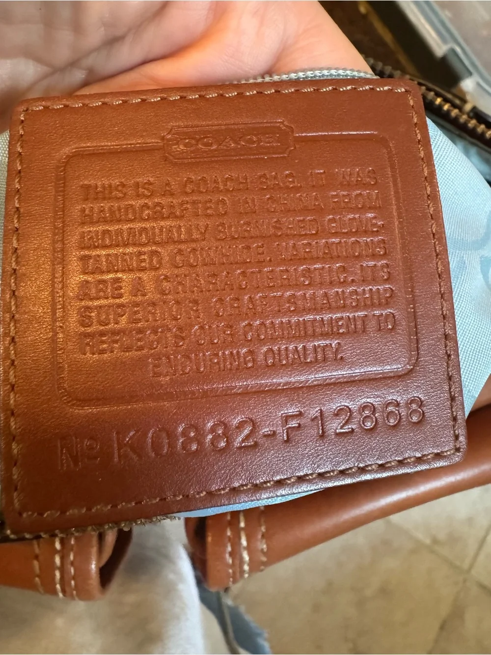 Rare vintage 65th anniversary coach bag